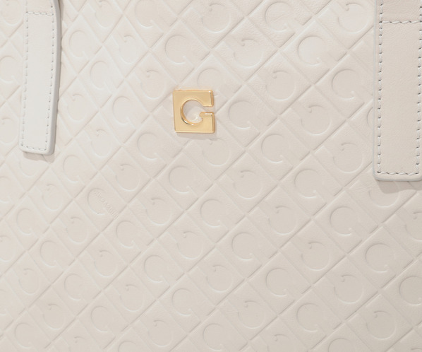 エンボスレザートートバッグ 詳細画像 ホワイト 6