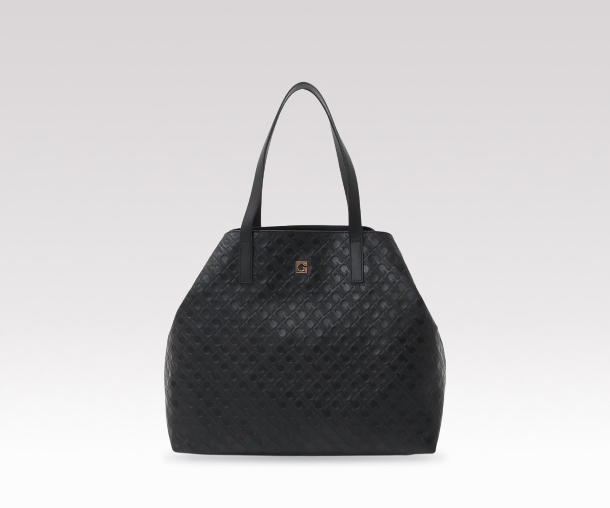 エンボスレザートートバッグ