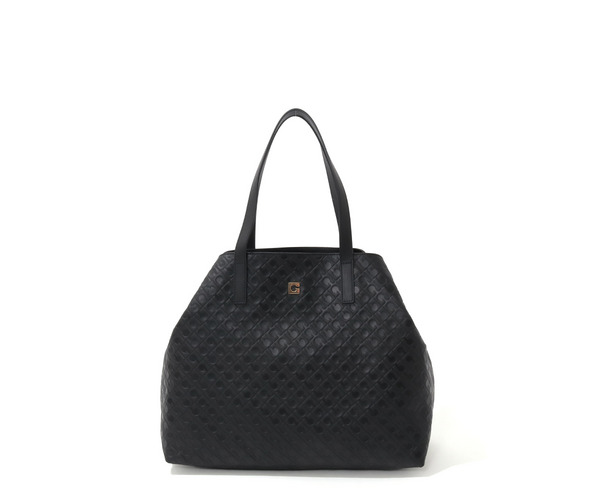 エンボスレザートートバッグ 詳細画像 ブラック 2