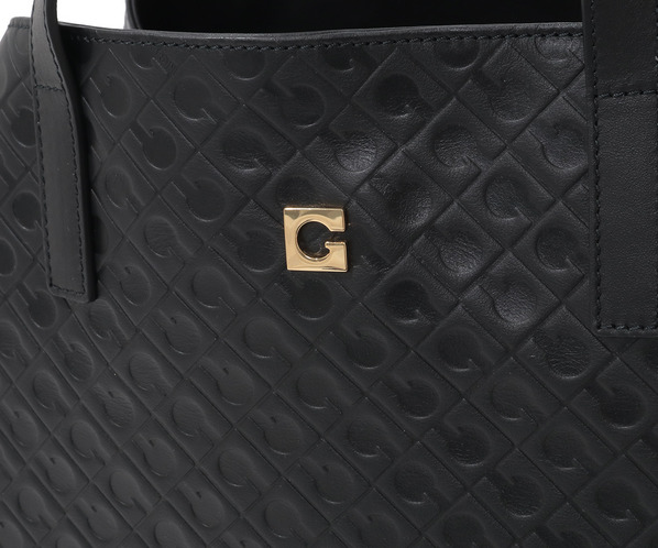 エンボスレザートートバッグ 詳細画像 ブラック 6