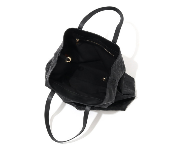 エンボスレザートートバッグ 詳細画像 ブラック 9