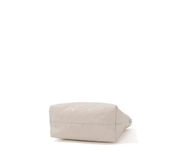 エンボスレザーハンドバッグ 詳細画像 ホワイト 5