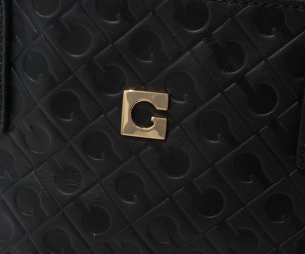 エンボスレザーハンドバッグ 詳細画像 ブラック 6