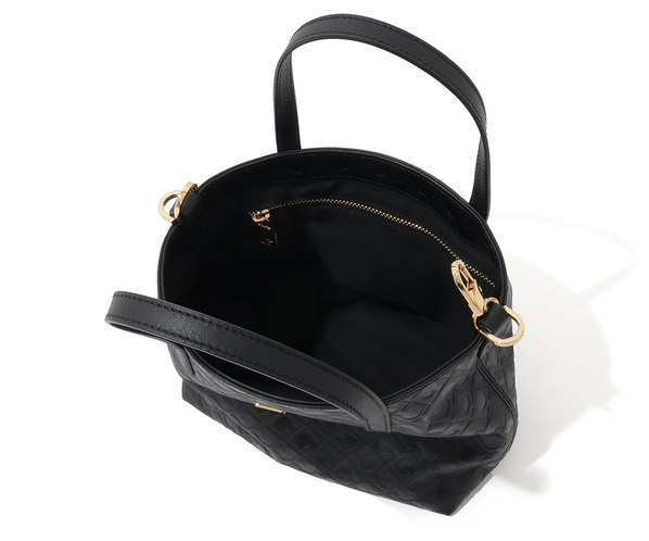 エンボスレザーハンドバッグ 詳細画像 ブラック 9