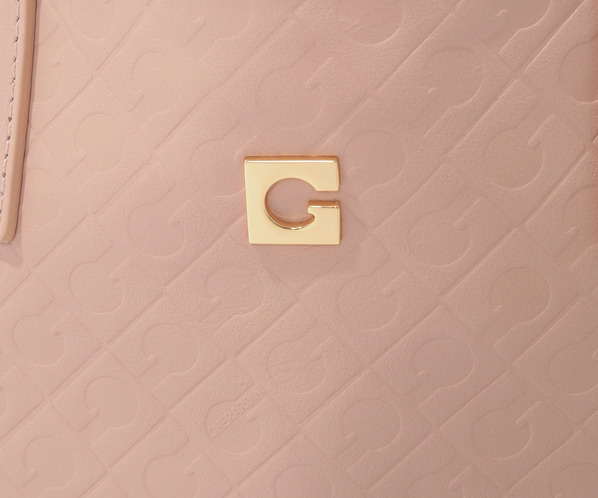 エンボスレザーハンドバッグ 詳細画像 ピンク 6