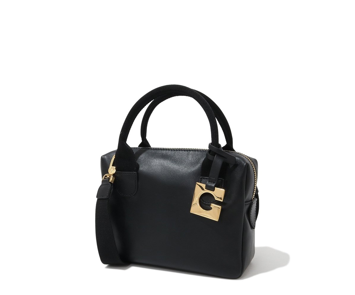GHERARDINI ブラック レザーハンドバッグ zz-732022-10_10-1.jpg?1744780400